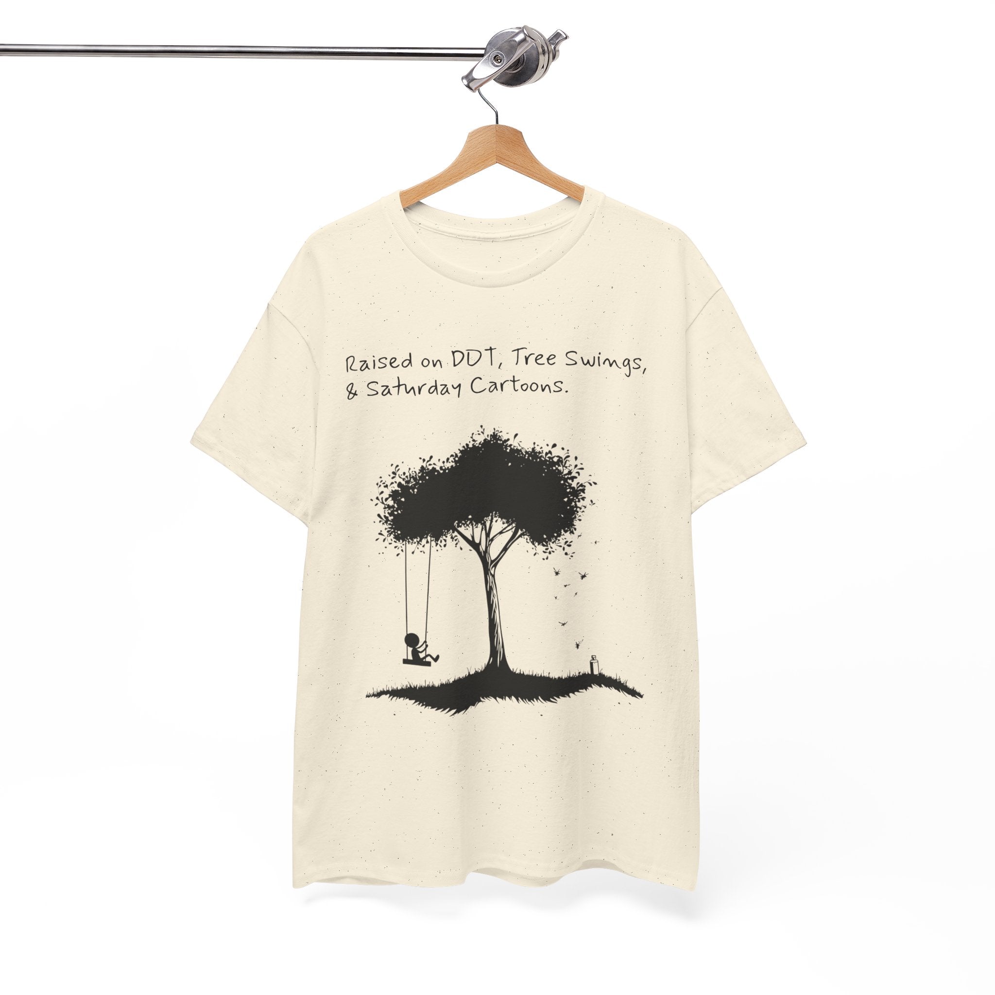 DDT, Tree Swings, & Saturday Cartoons Vintage-Style Tee