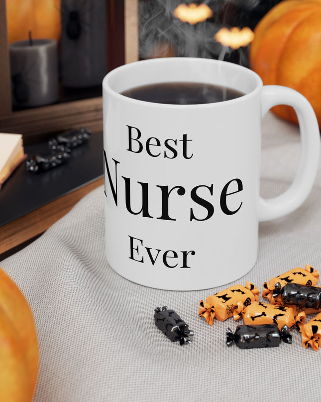 Best Teacher Ever Ceramic Mug — Photo Personalized Gift for Educators (11oz/15oz)