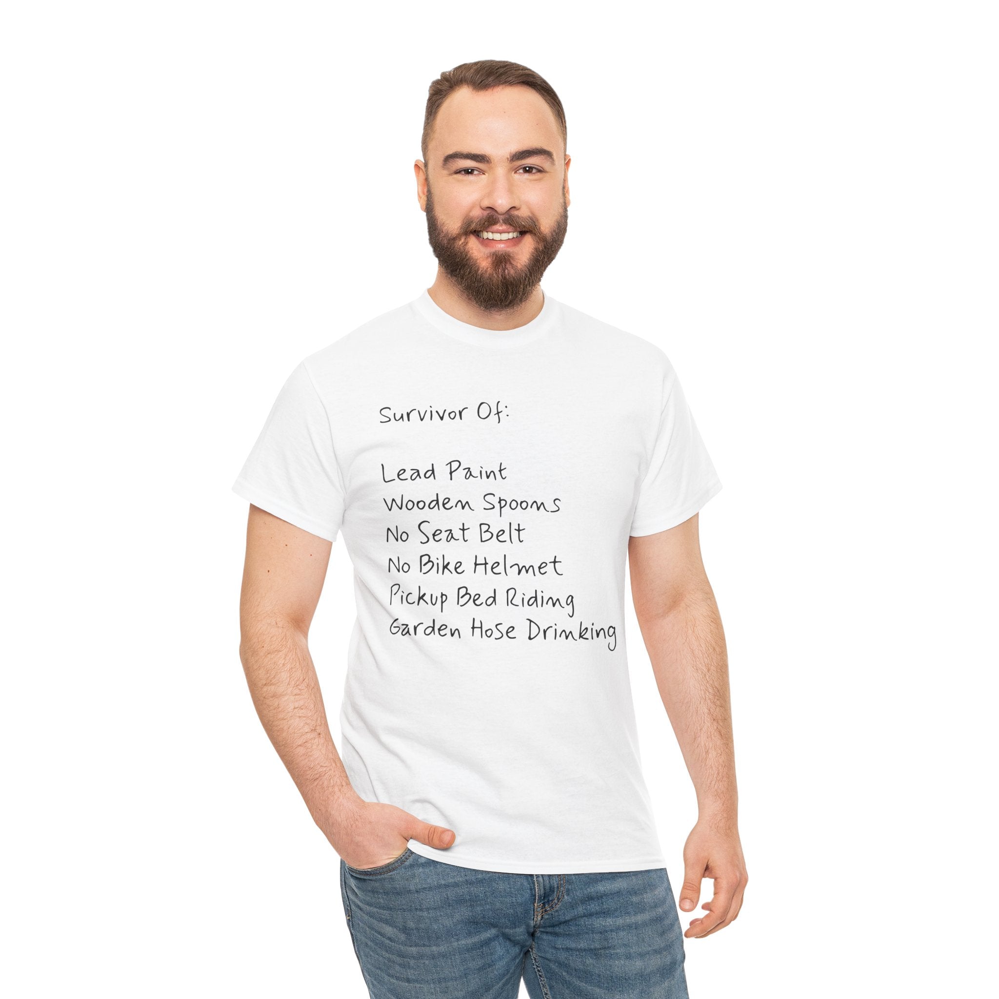 Funny Survivor Awareness Vintage-Style Tee