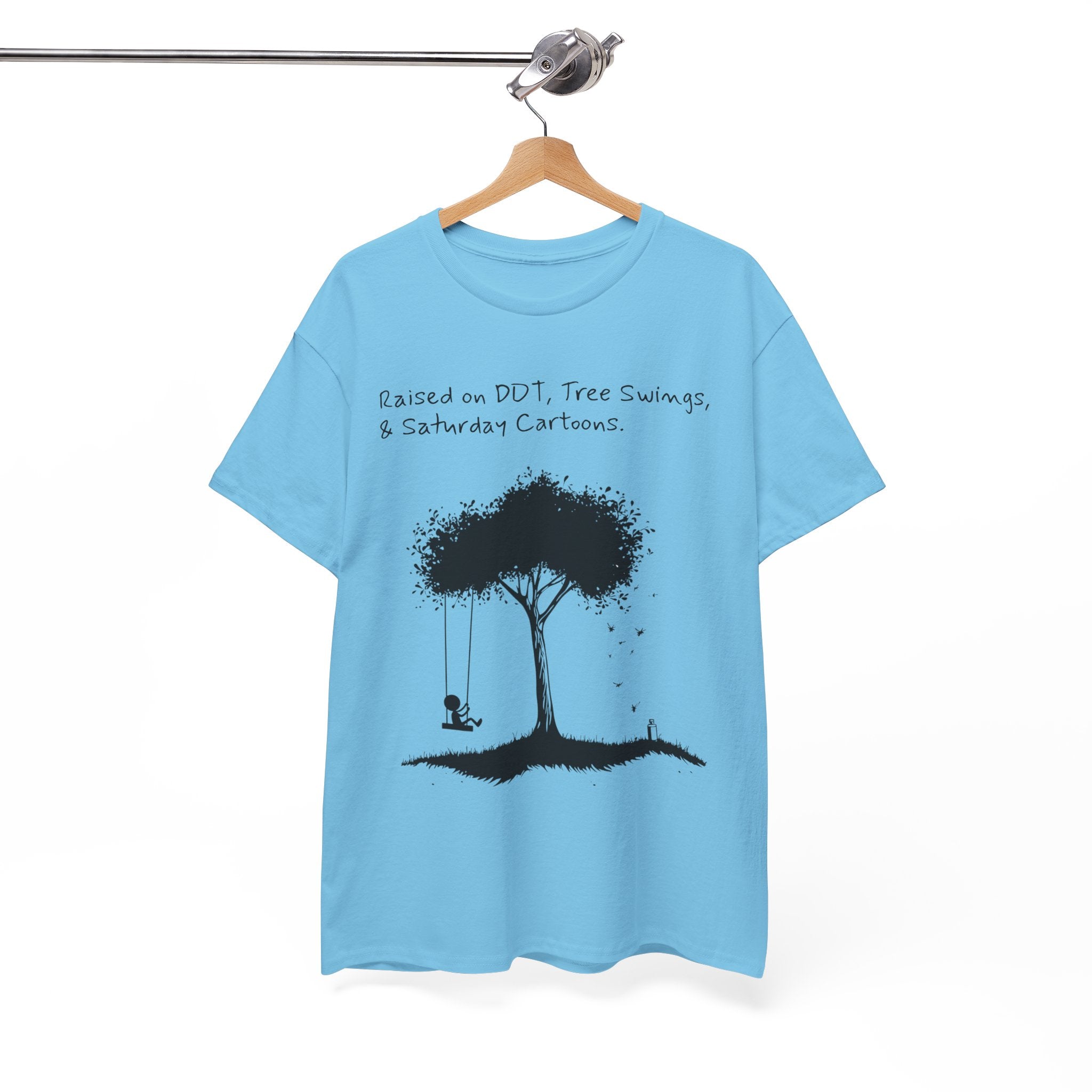 DDT, Tree Swings, & Saturday Cartoons Vintage-Style Tee
