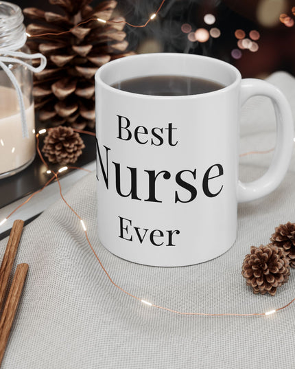 Best Teacher Ever Ceramic Mug — Photo Personalized Gift for Educators (11oz/15oz)
