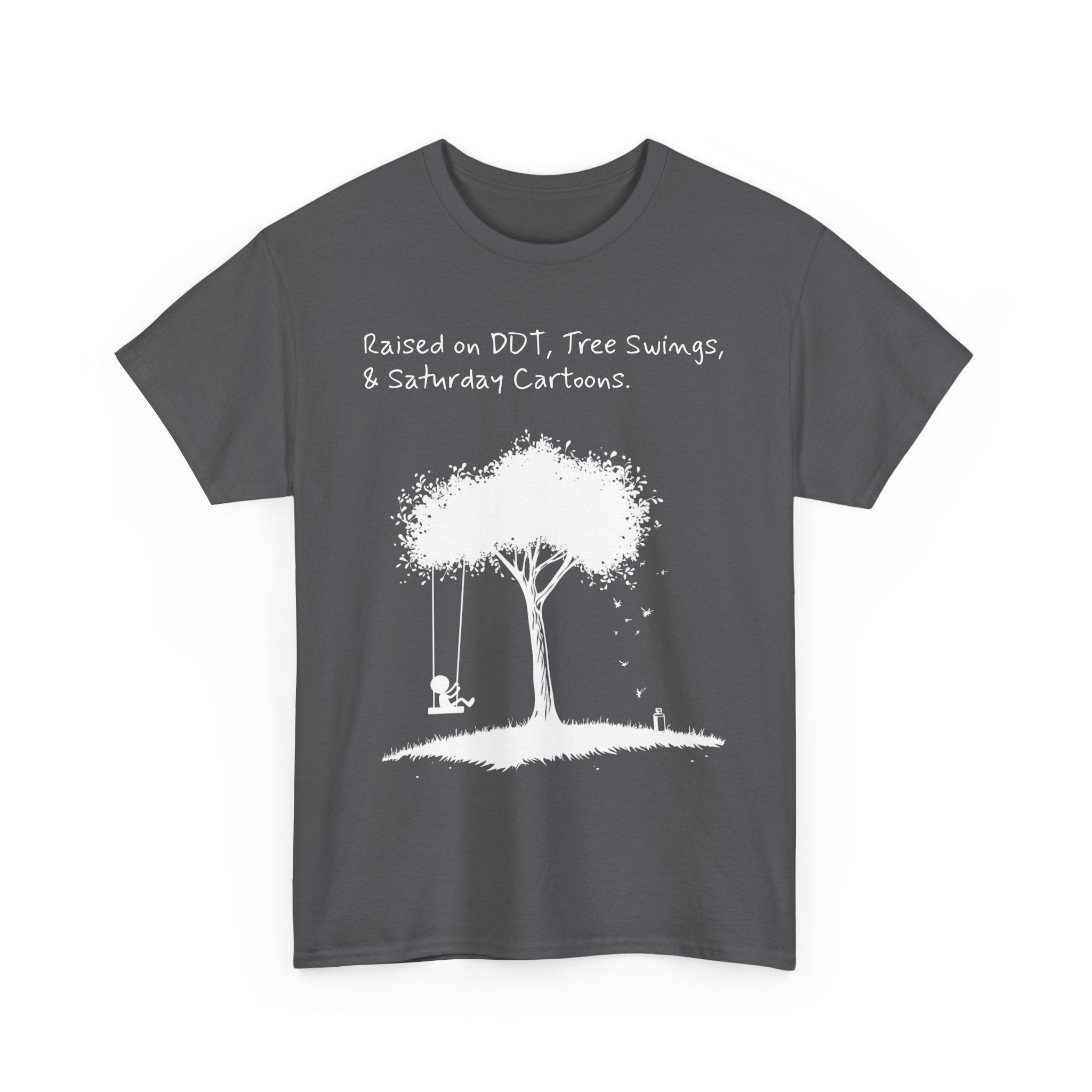 DDT, Tree Swings, & Saturday Cartoons Vintage-Style Tee