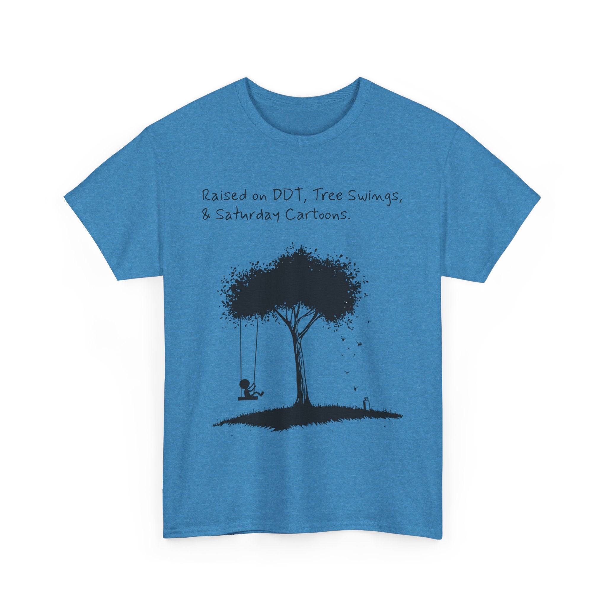 DDT, Tree Swings, & Saturday Cartoons Vintage-Style Tee