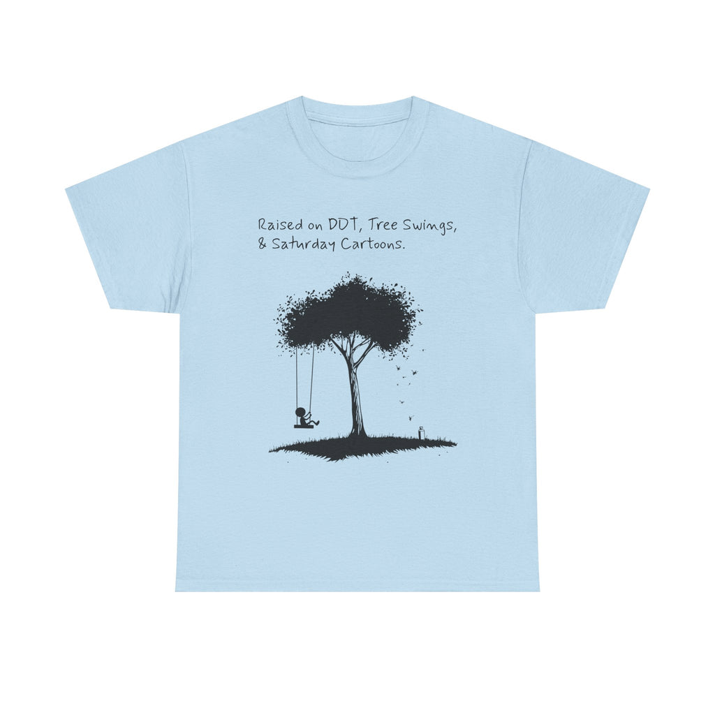 DDT, Tree Swings, & Saturday Cartoons Vintage-Style Tee