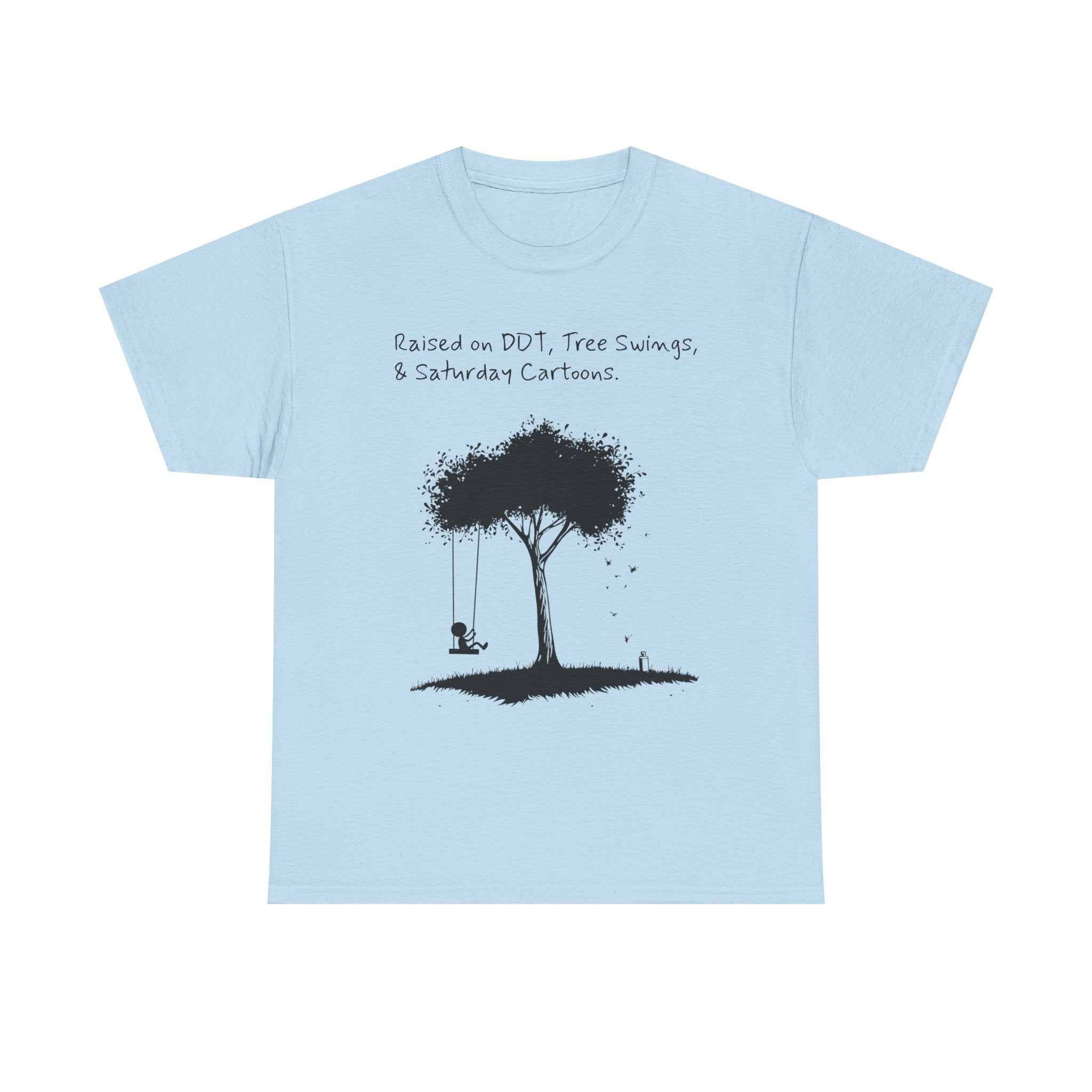 DDT, Tree Swings, & Saturday Cartoons Vintage-Style Tee