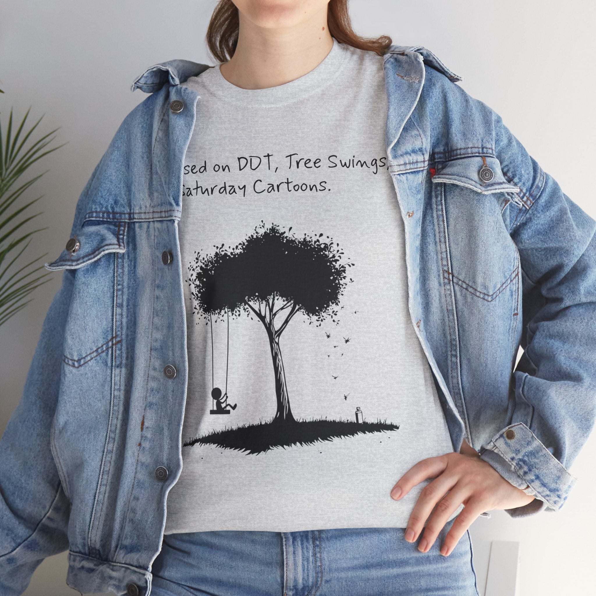 DDT, Tree Swings, & Saturday Cartoons Vintage-Style Tee