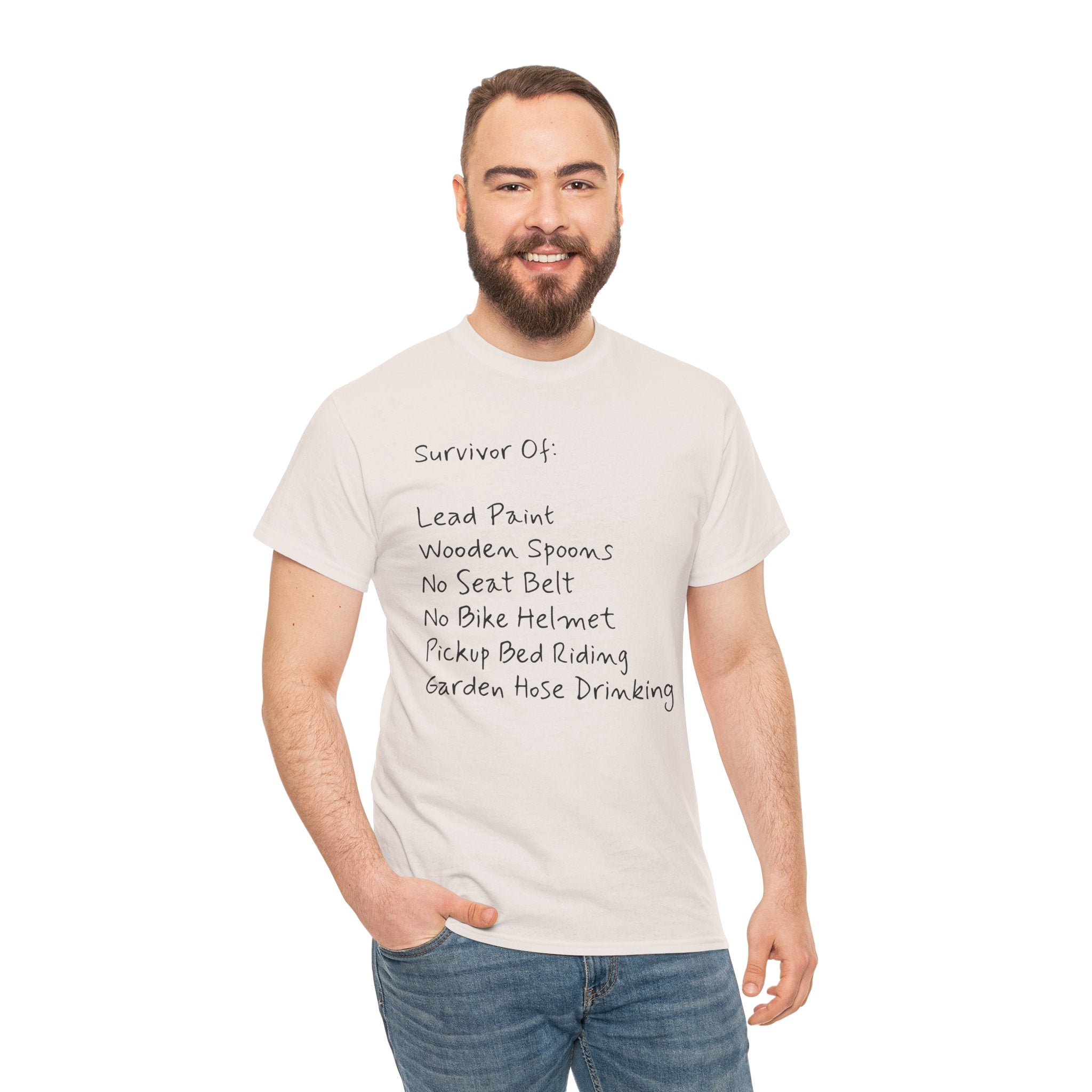 Funny Survivor Awareness Vintage-Style Tee