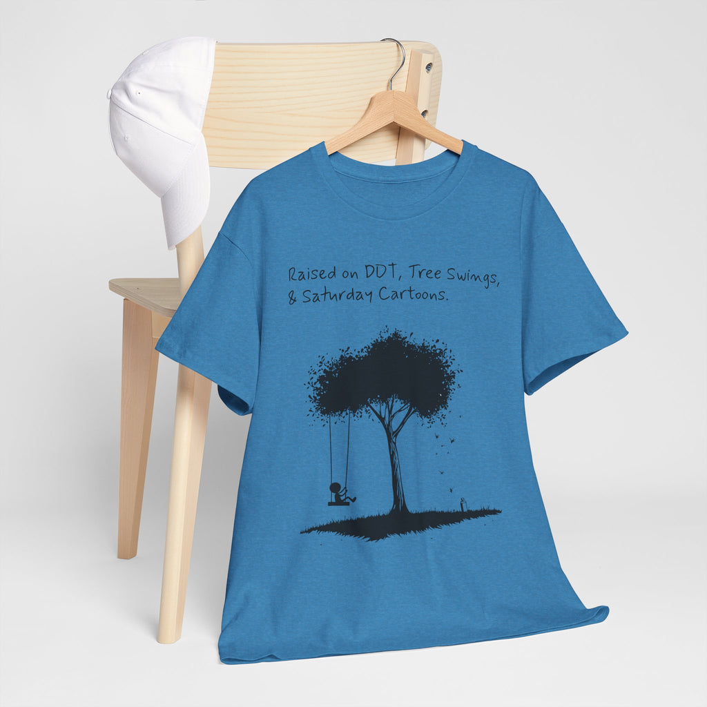 DDT, Tree Swings, & Saturday Cartoons Vintage-Style Tee