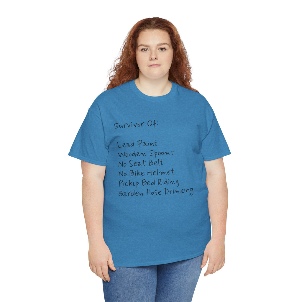 Funny Survivor Awareness Vintage-Style Tee