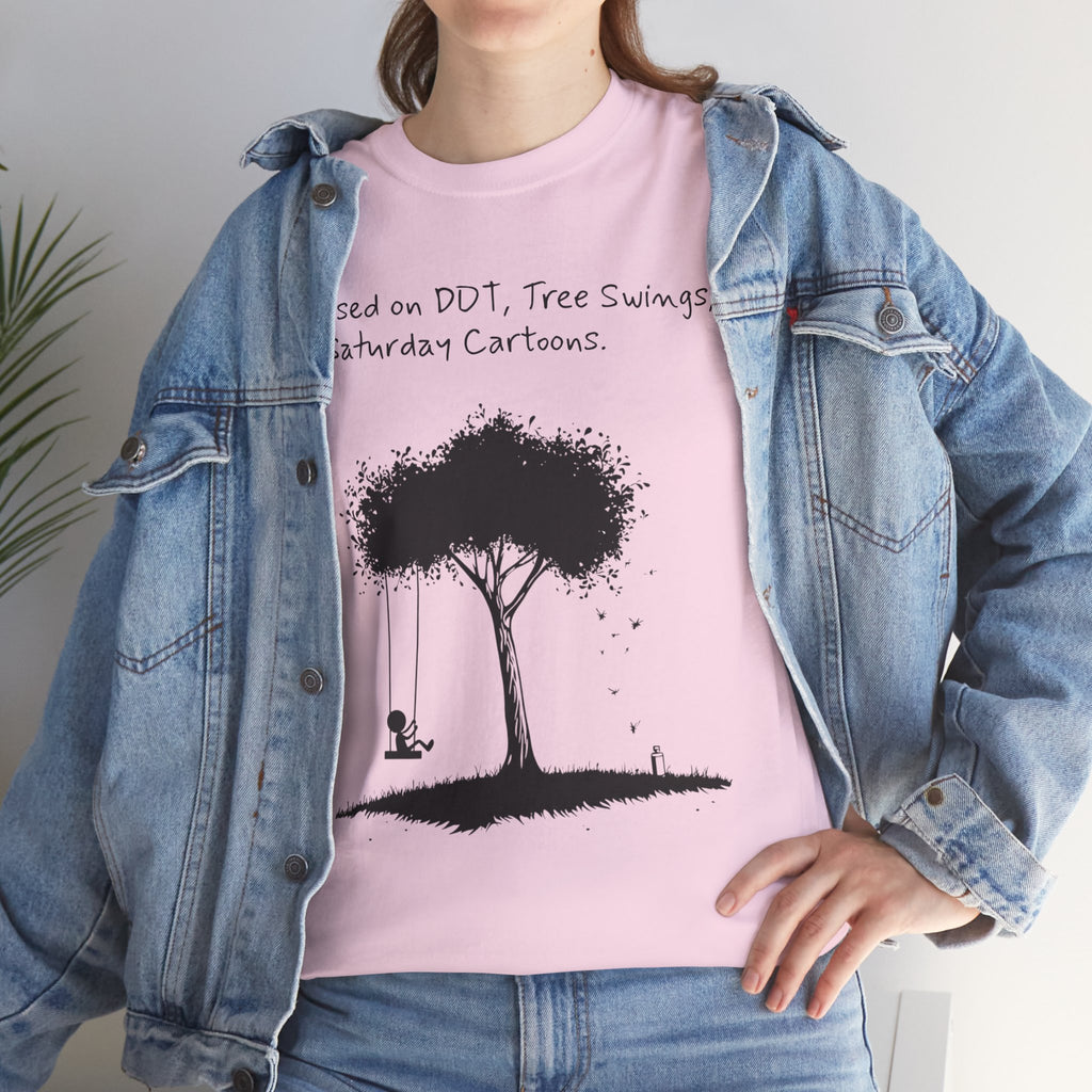 DDT, Tree Swings, & Saturday Cartoons Vintage-Style Tee