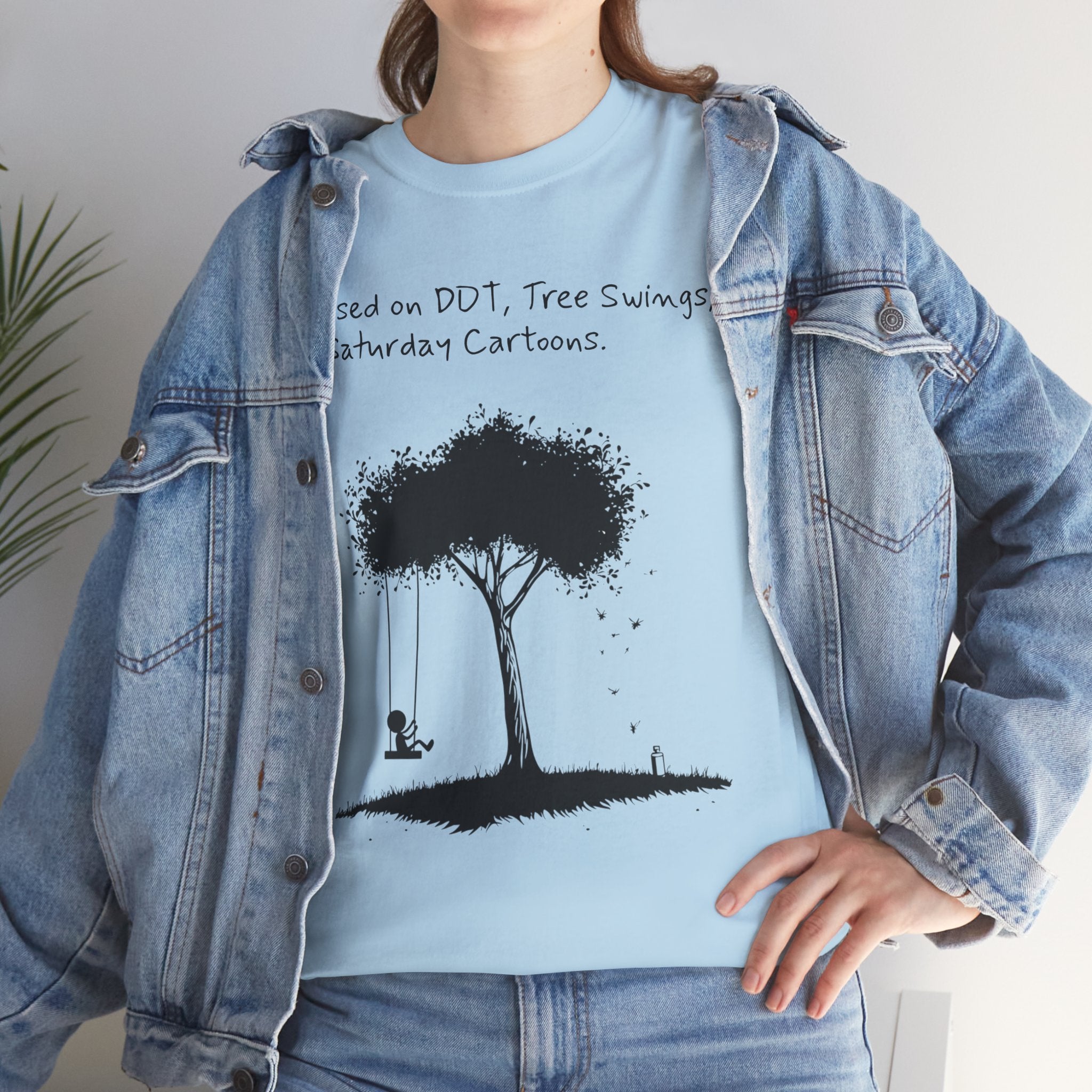 DDT, Tree Swings, & Saturday Cartoons Vintage-Style Tee