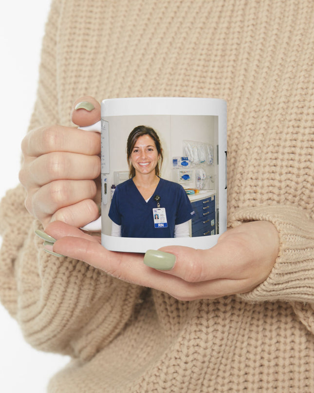 Best Teacher Ever Ceramic Mug — Photo Personalized Gift for Educators (11oz/15oz)