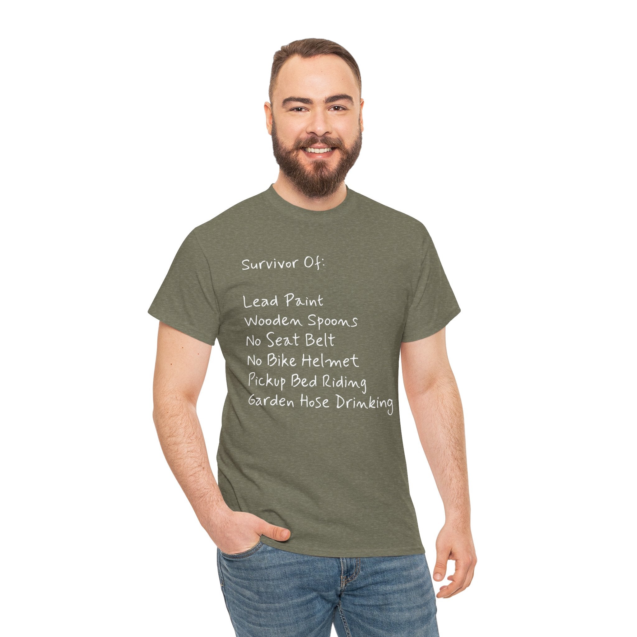 Funny Survivor Awareness Vintage-Style Tee