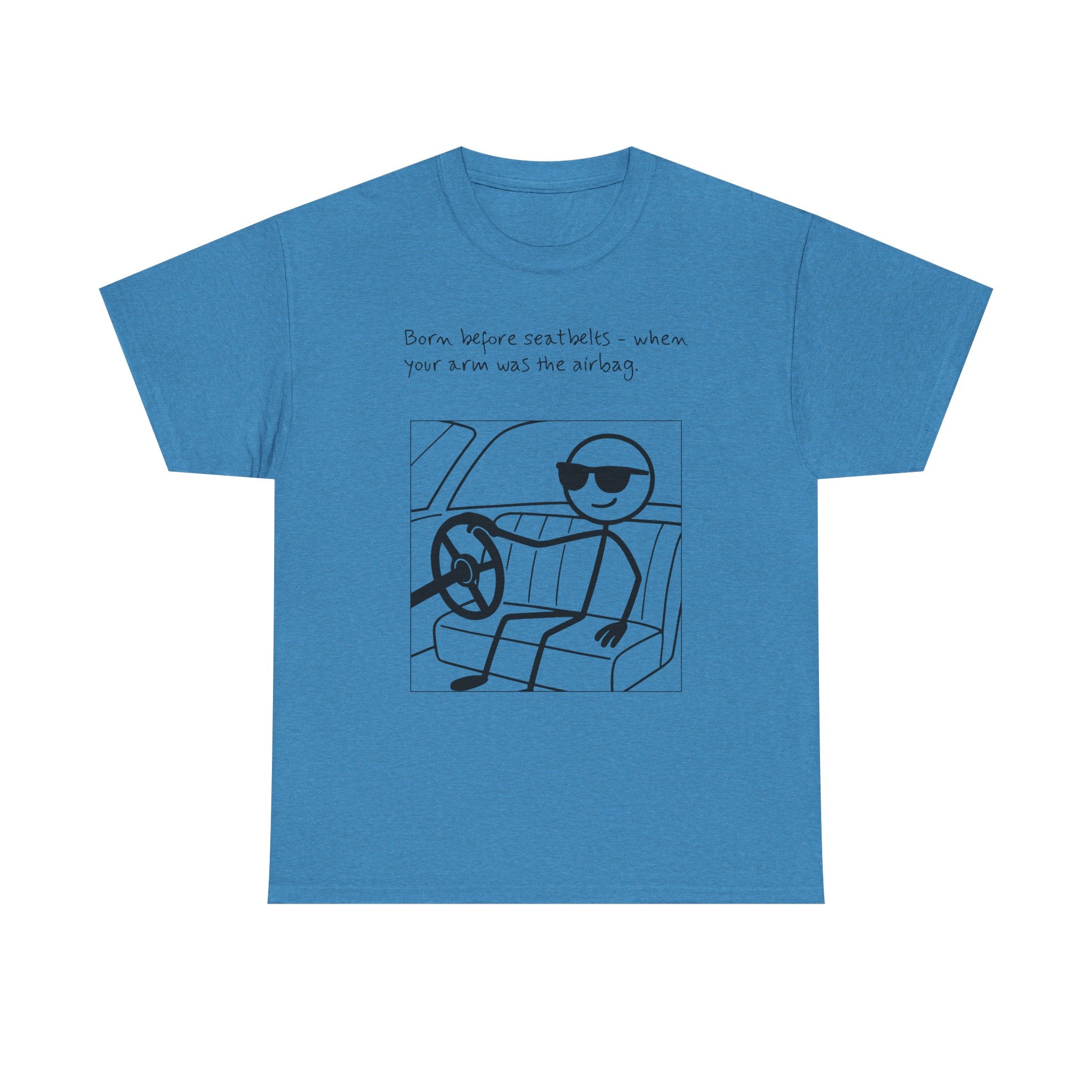 Born Before Seatbelts Vintage-Style Tee