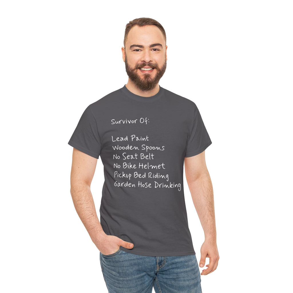 Funny Survivor Awareness Vintage-Style Tee