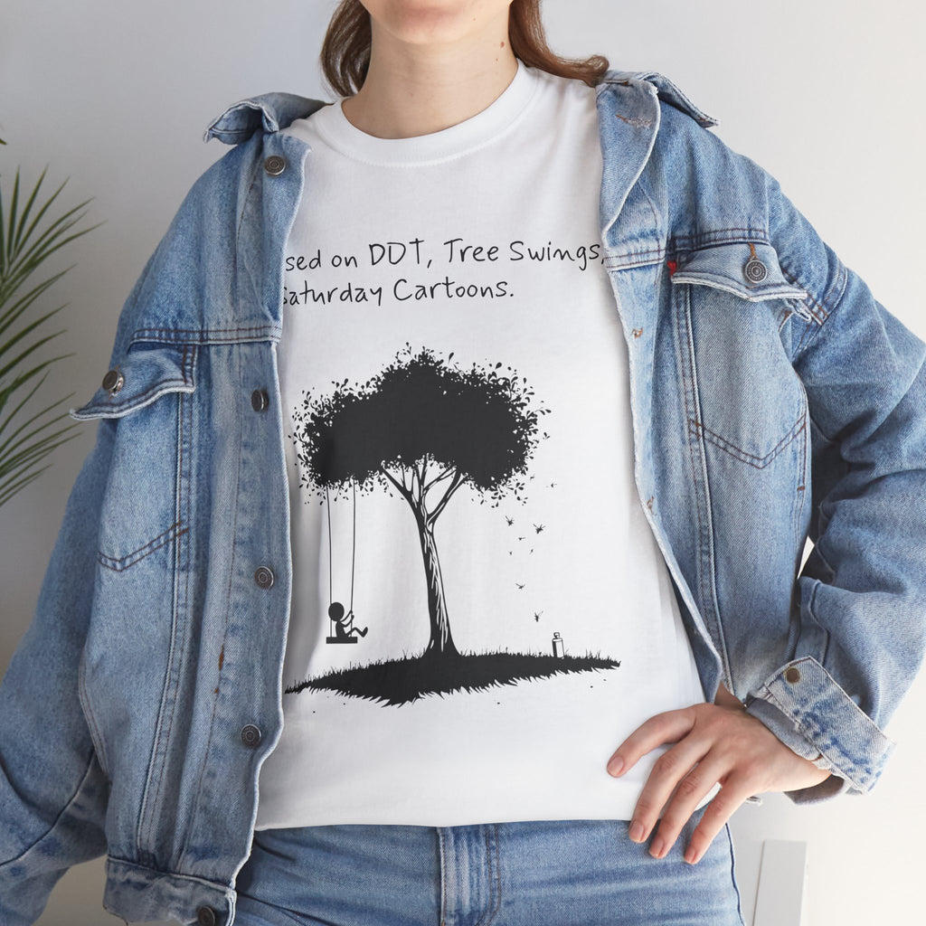 DDT, Tree Swings, & Saturday Cartoons Vintage-Style Tee