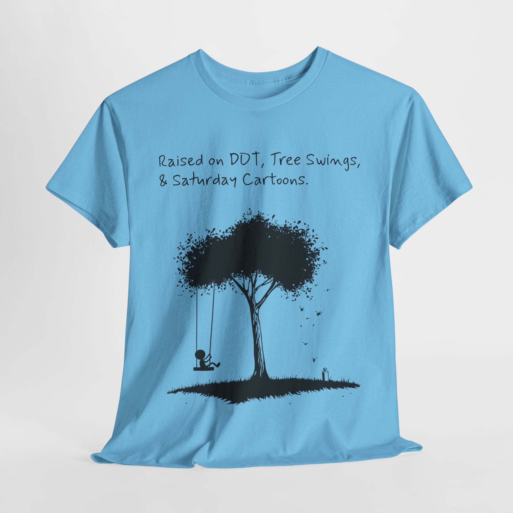 DDT, Tree Swings, & Saturday Cartoons Vintage-Style Tee