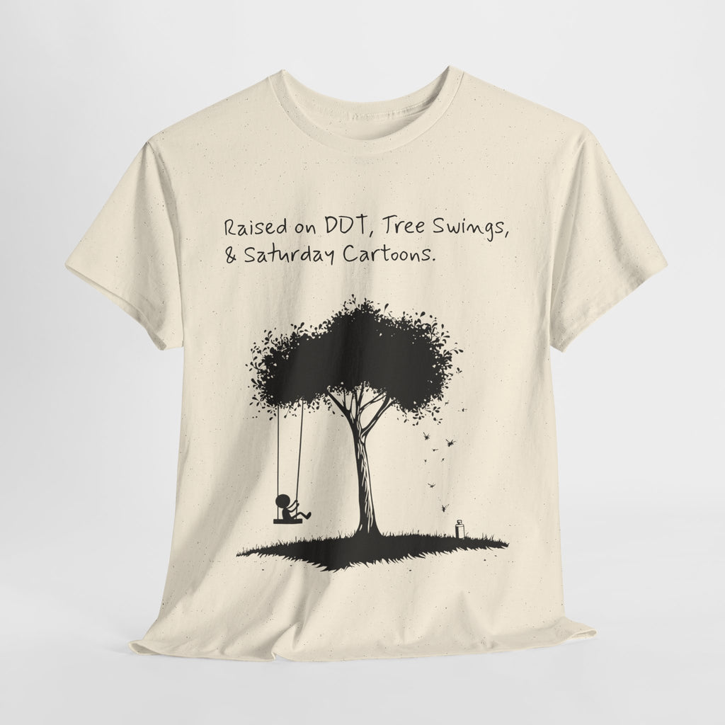DDT, Tree Swings, & Saturday Cartoons Vintage-Style Tee