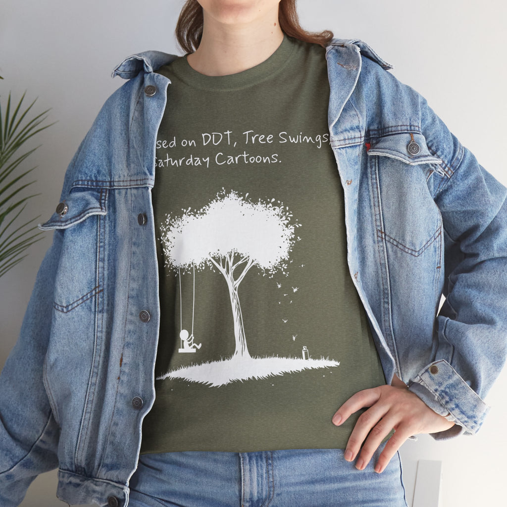 DDT, Tree Swings, & Saturday Cartoons Vintage-Style Tee