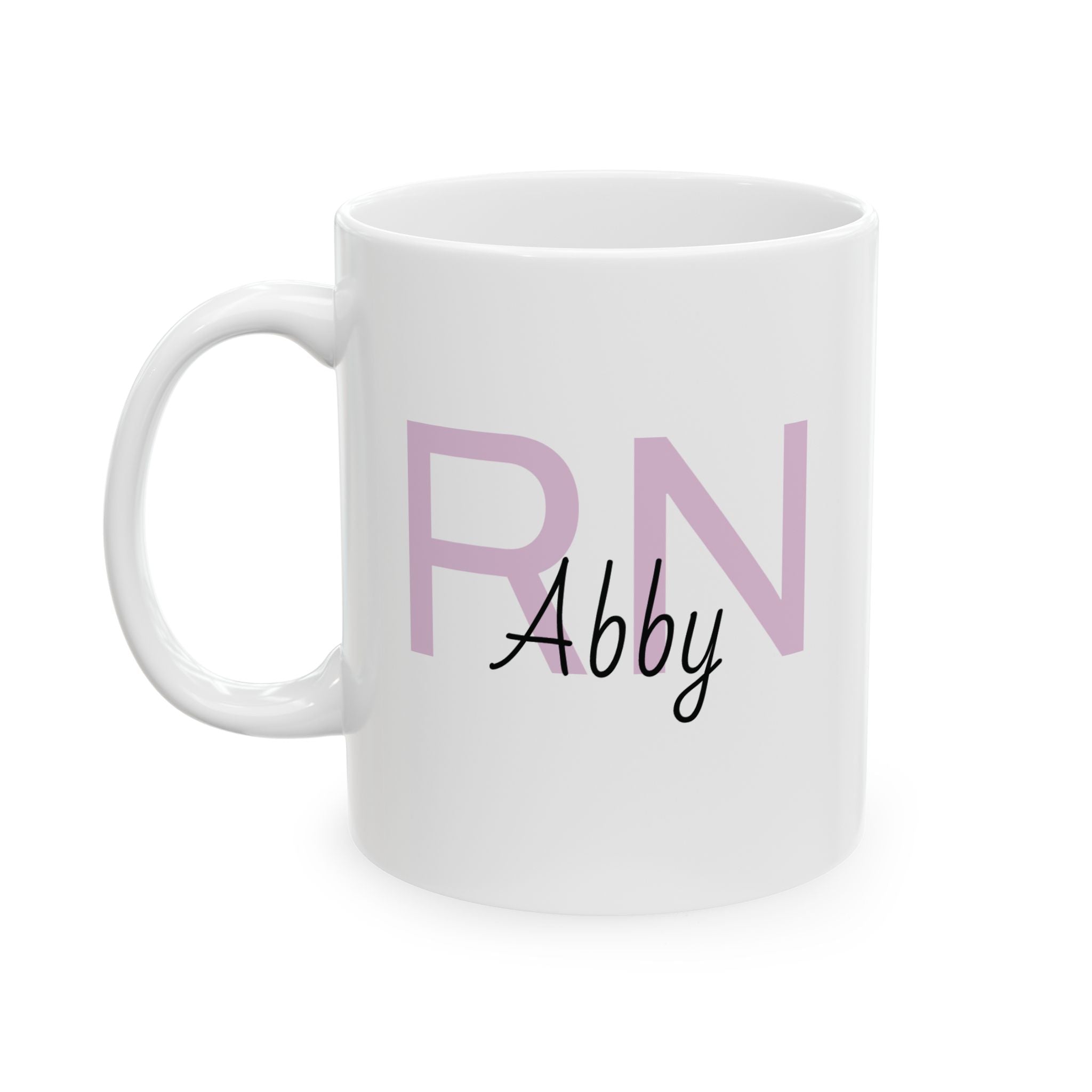 Personalized RN Registered Nurse Ceramic Mug