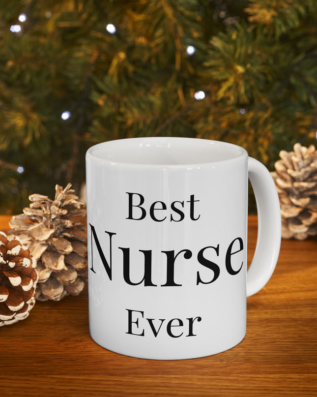Best Teacher Ever Ceramic Mug — Photo Personalized Gift for Educators (11oz/15oz)