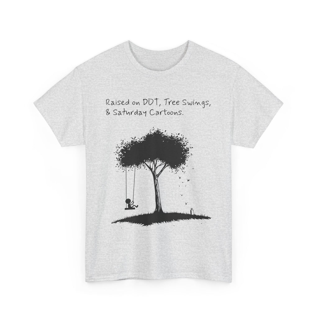 DDT, Tree Swings, & Saturday Cartoons Vintage-Style Tee