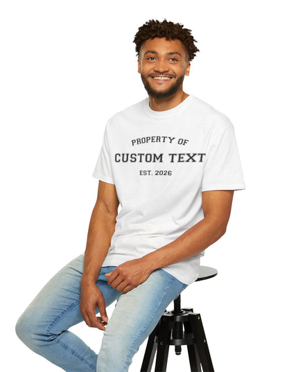 PROPERTY OF Custom T-Shirt — Personalized 'Property Of' Graphic Tee