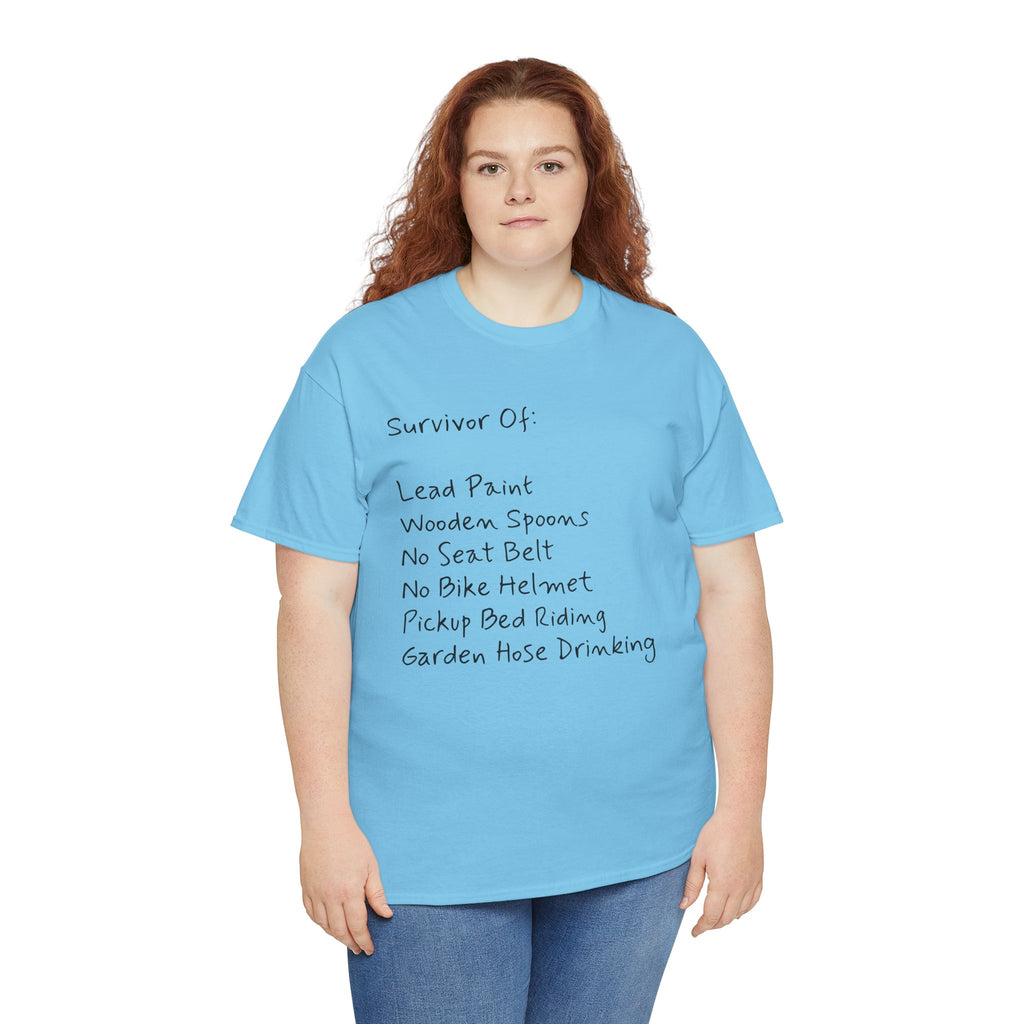 Funny Survivor Awareness Vintage-Style Tee