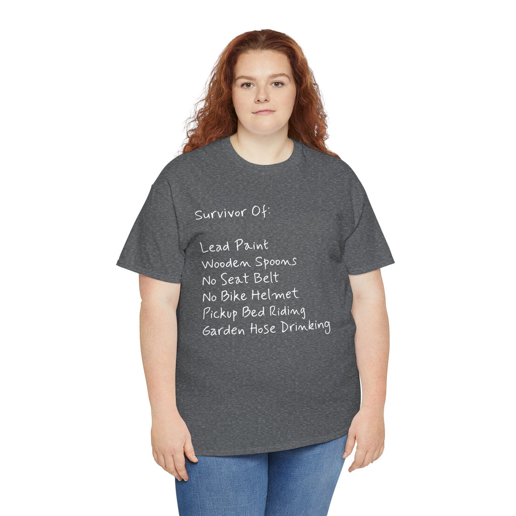 Funny Survivor Awareness Vintage-Style Tee