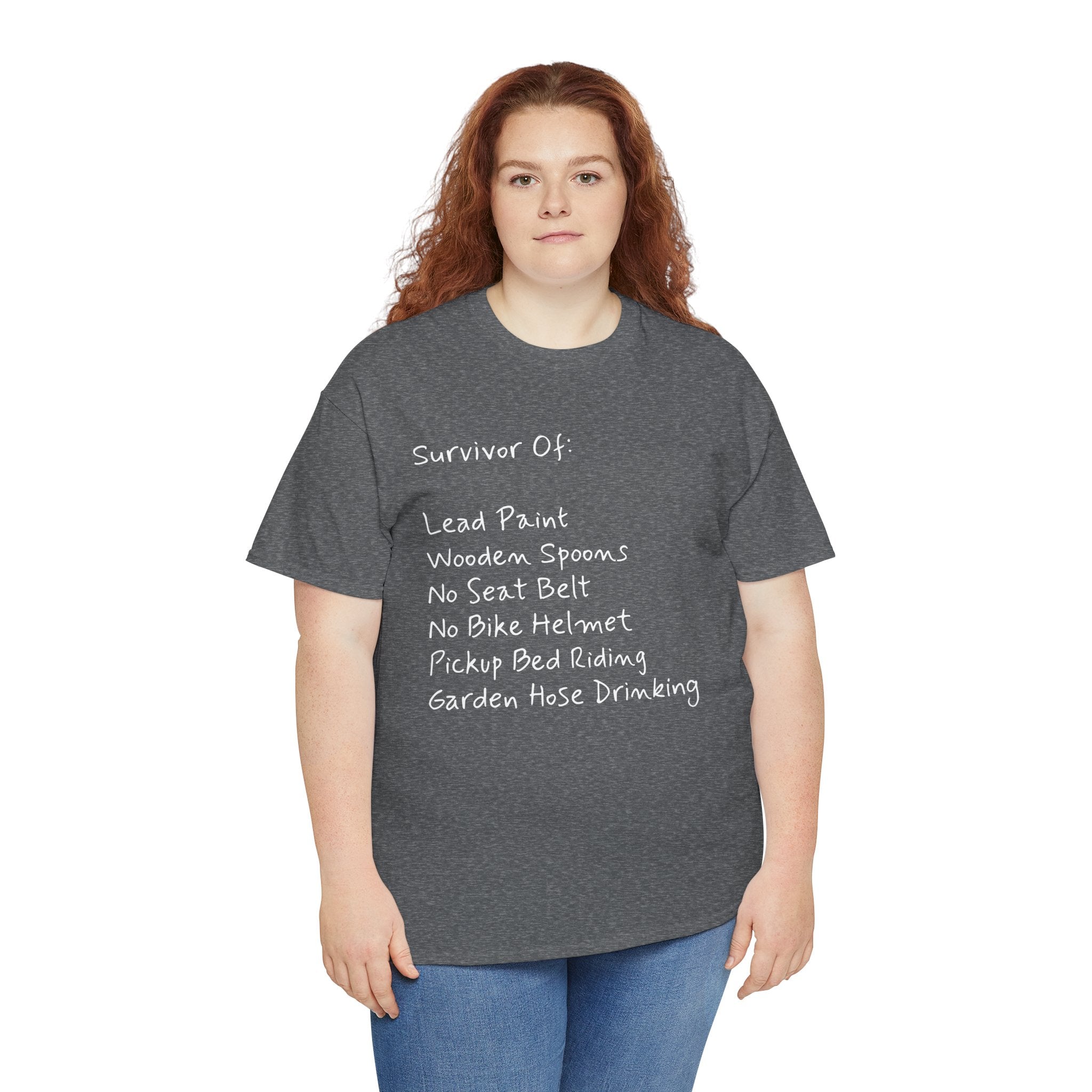 Funny Survivor Awareness Vintage-Style Tee
