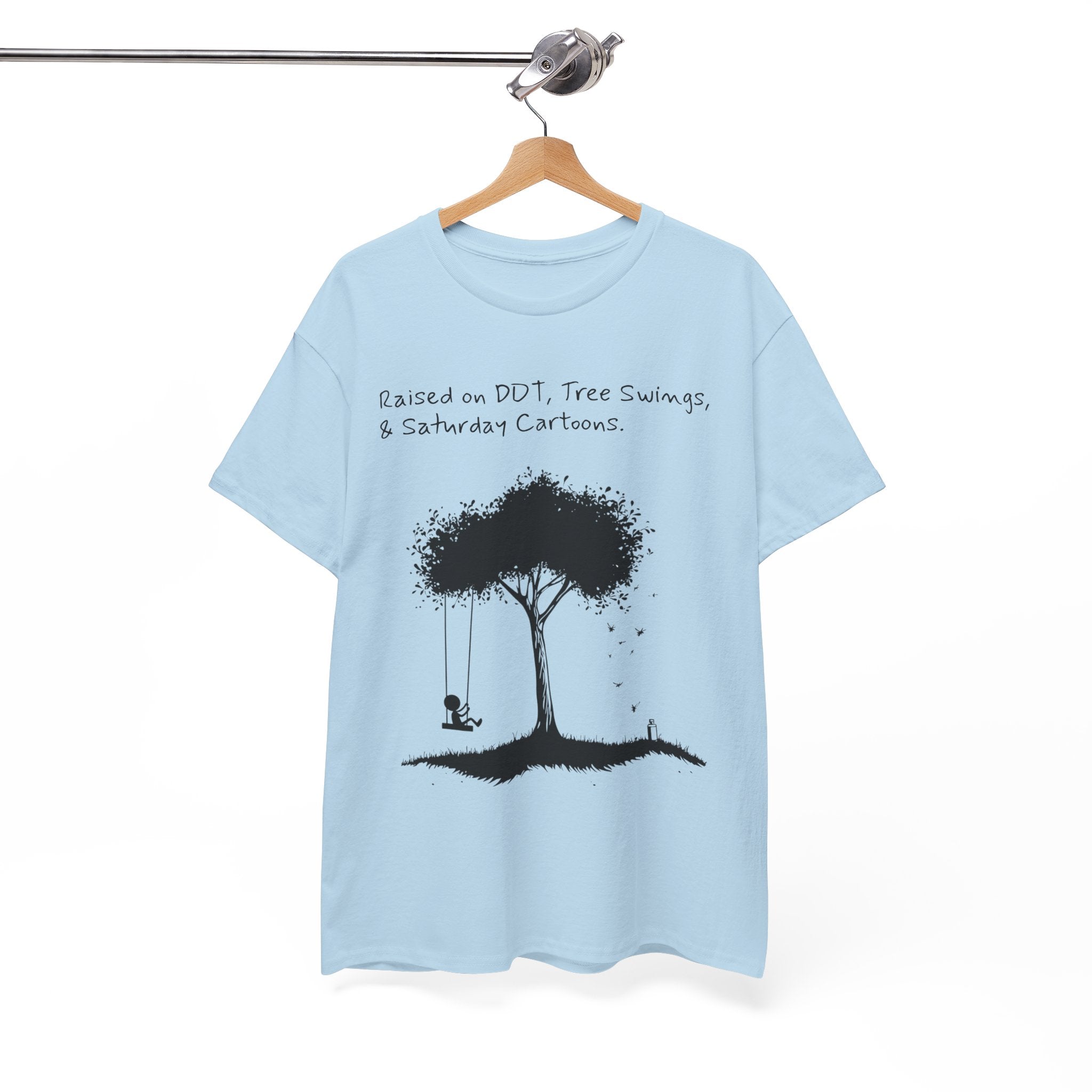DDT, Tree Swings, & Saturday Cartoons Vintage-Style Tee