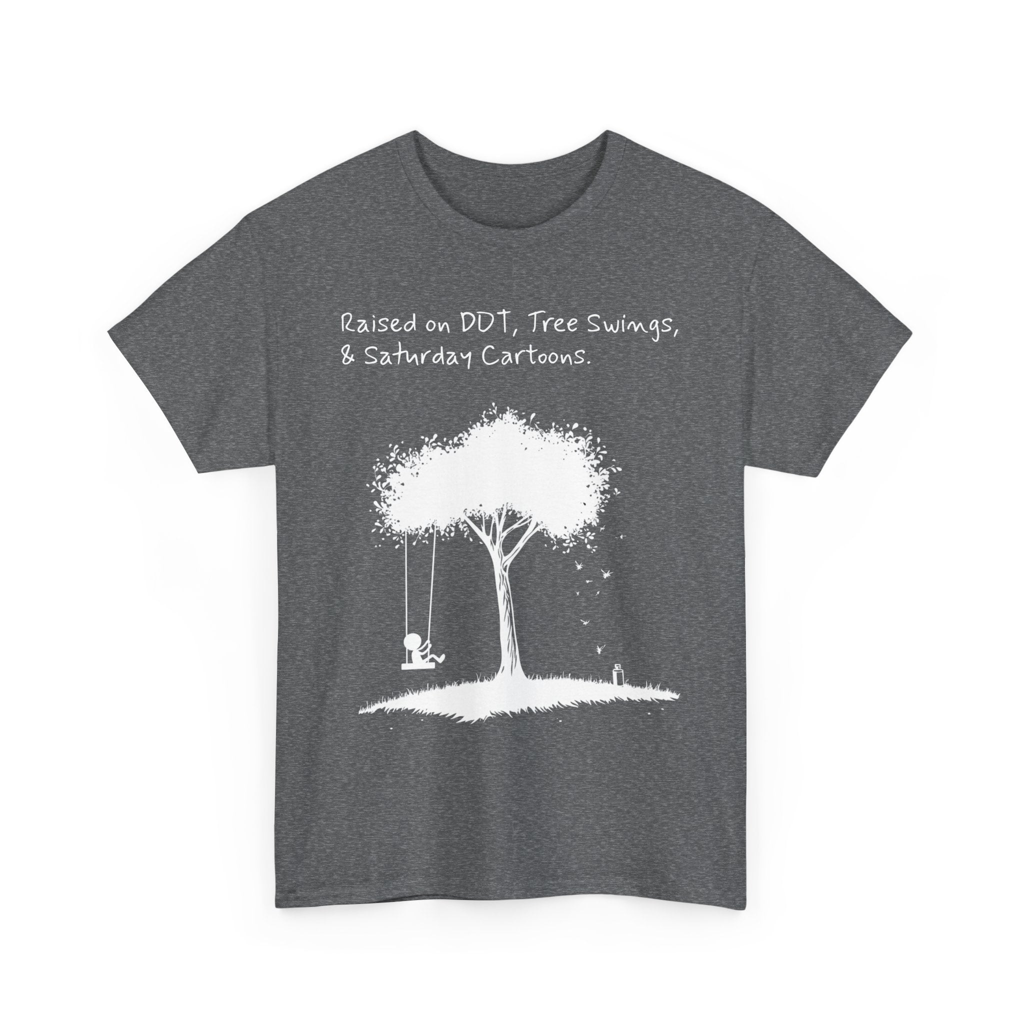 DDT, Tree Swings, & Saturday Cartoons Vintage-Style Tee