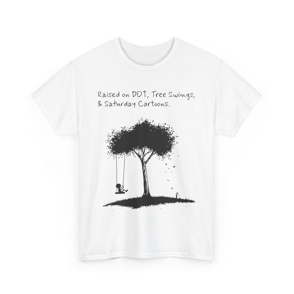 DDT, Tree Swings, & Saturday Cartoons Vintage-Style Tee