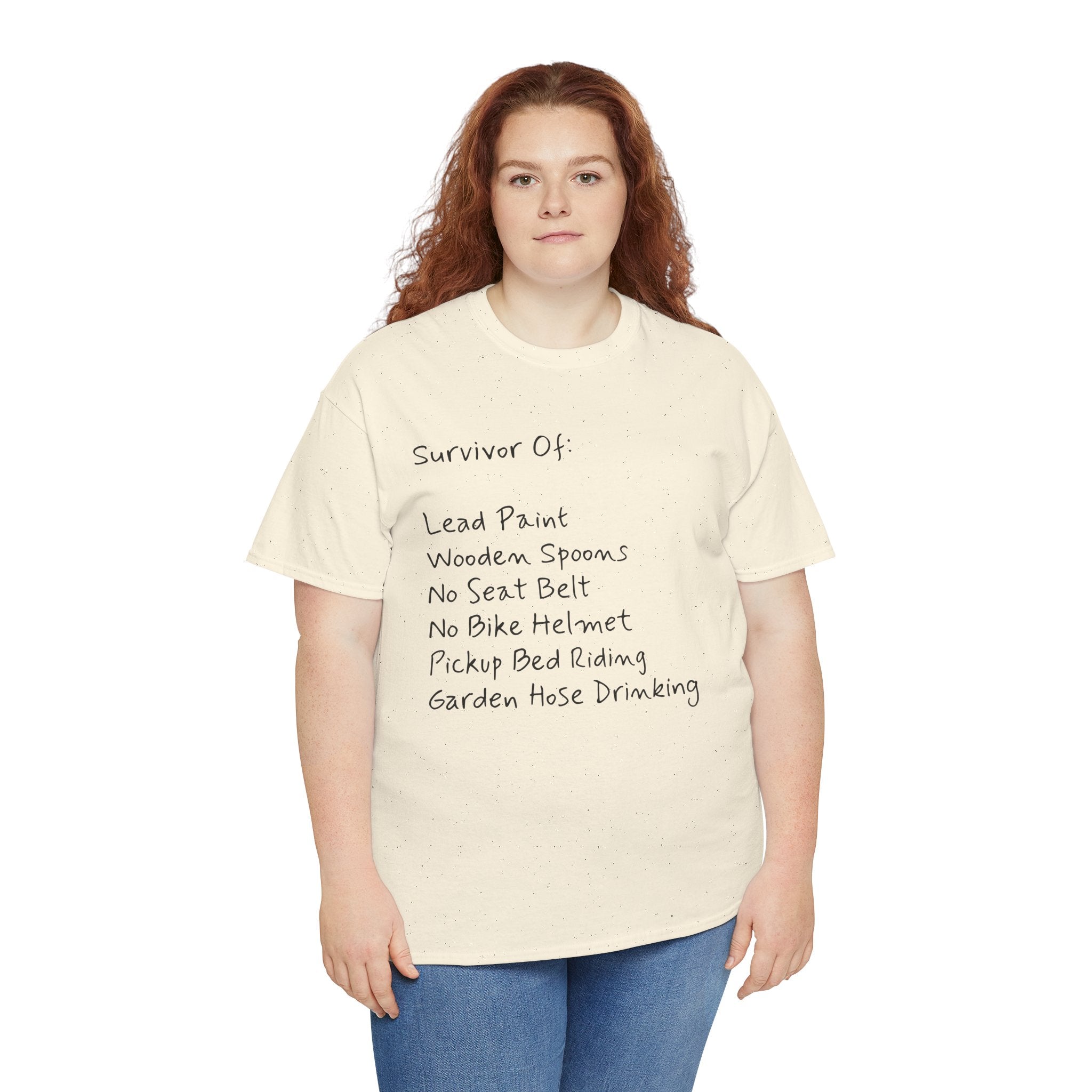 Funny Survivor Awareness Vintage-Style Tee