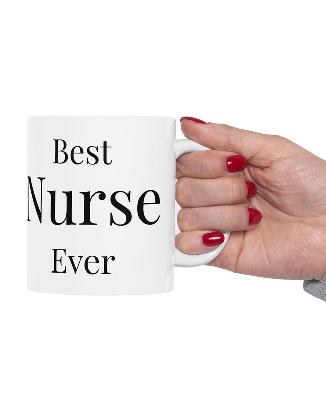 Best Teacher Ever Ceramic Mug — Photo Personalized Gift for Educators (11oz/15oz)