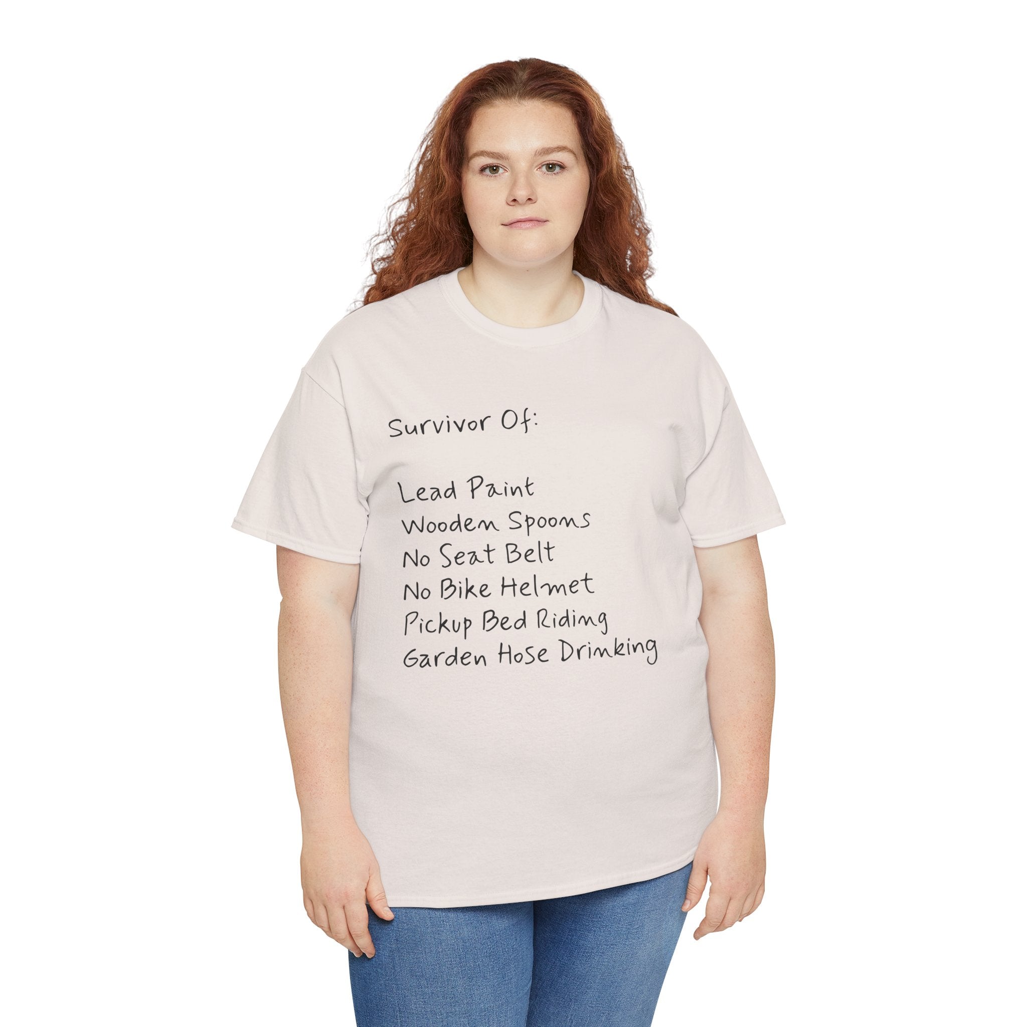 Funny Survivor Awareness Vintage-Style Tee