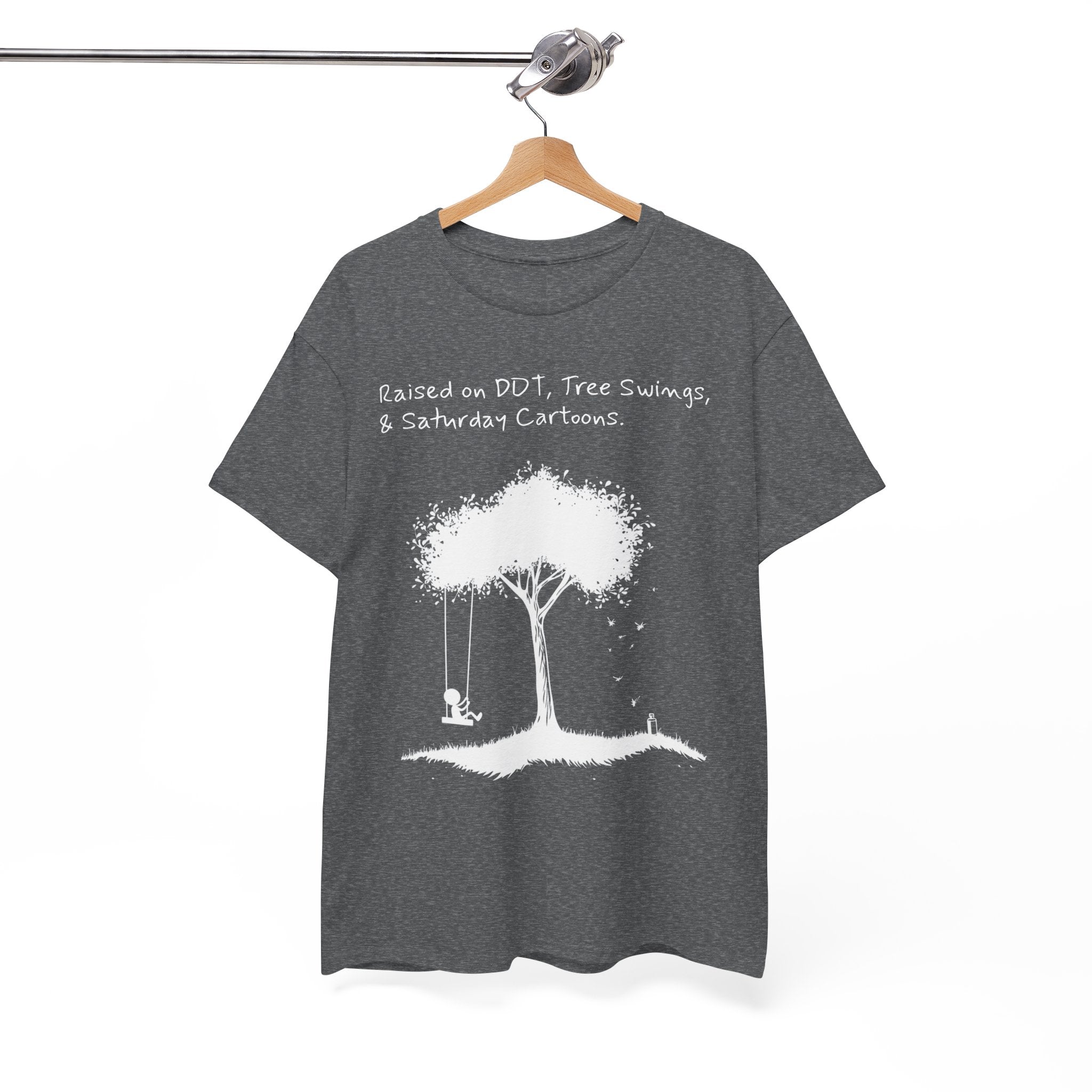 DDT, Tree Swings, & Saturday Cartoons Vintage-Style Tee
