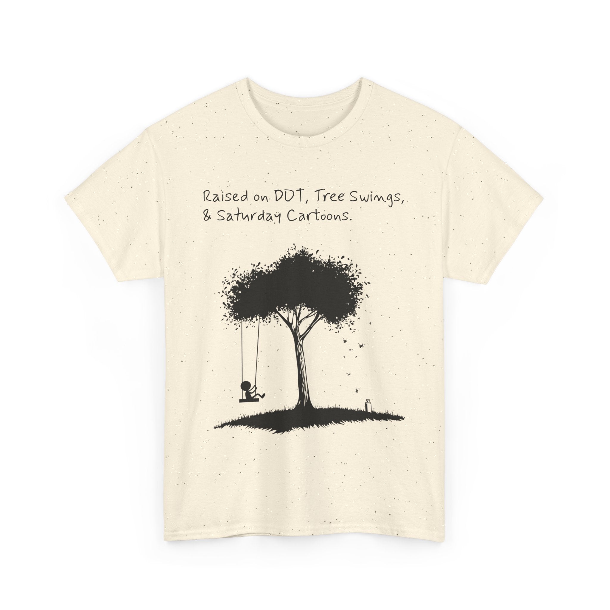 DDT, Tree Swings, & Saturday Cartoons Vintage-Style Tee