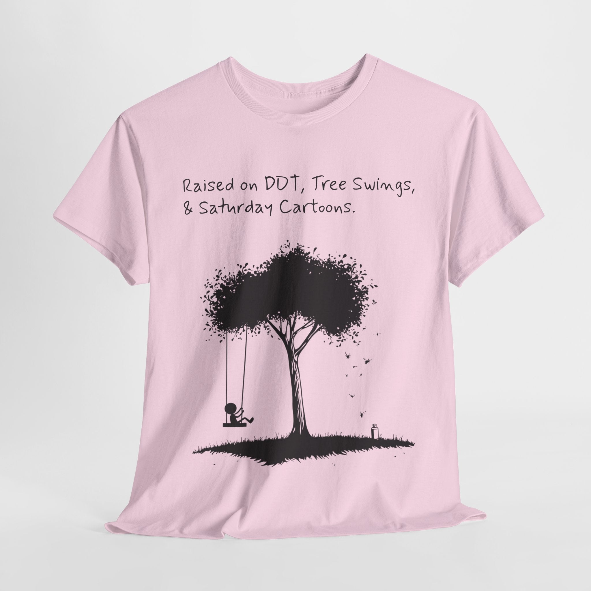 DDT, Tree Swings, & Saturday Cartoons Vintage-Style Tee