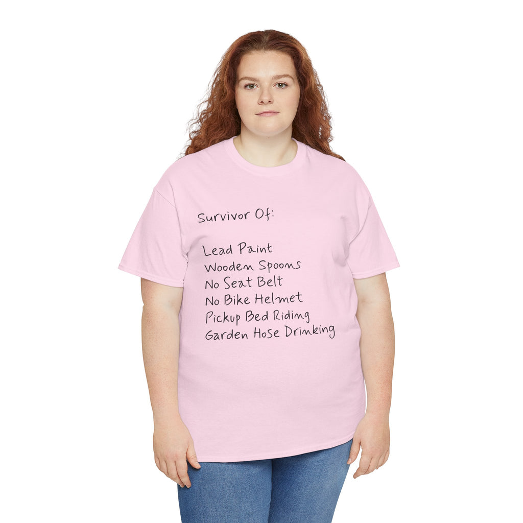 Funny Survivor Awareness Vintage-Style Tee