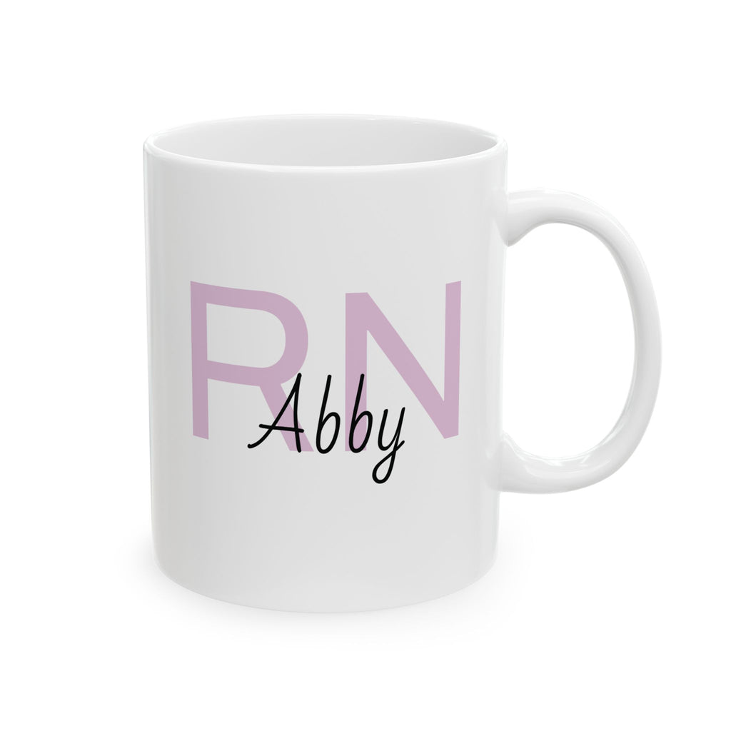 Personalized RN Registered Nurse Ceramic Mug