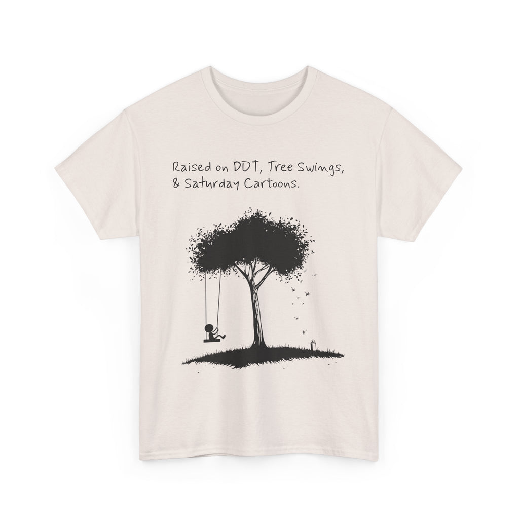 DDT, Tree Swings, & Saturday Cartoons Vintage-Style Tee