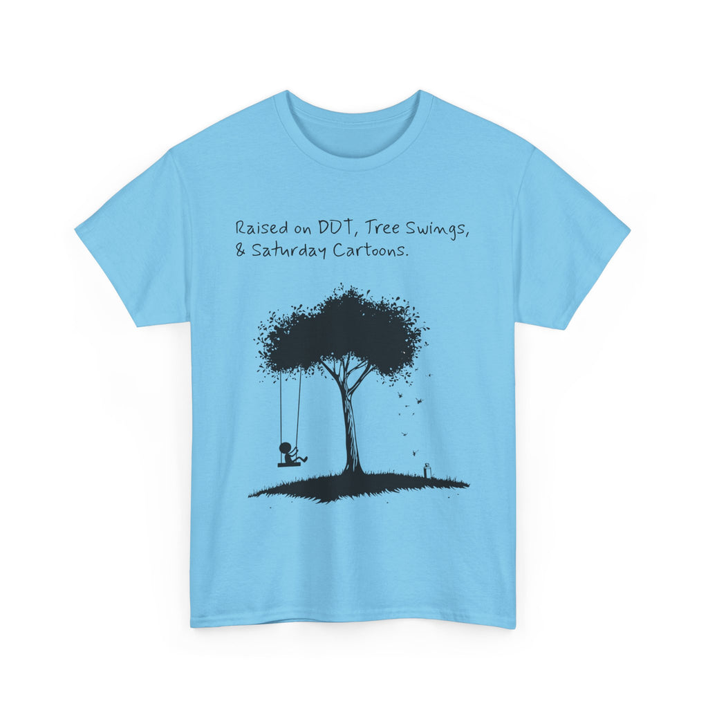 DDT, Tree Swings, & Saturday Cartoons Vintage-Style Tee