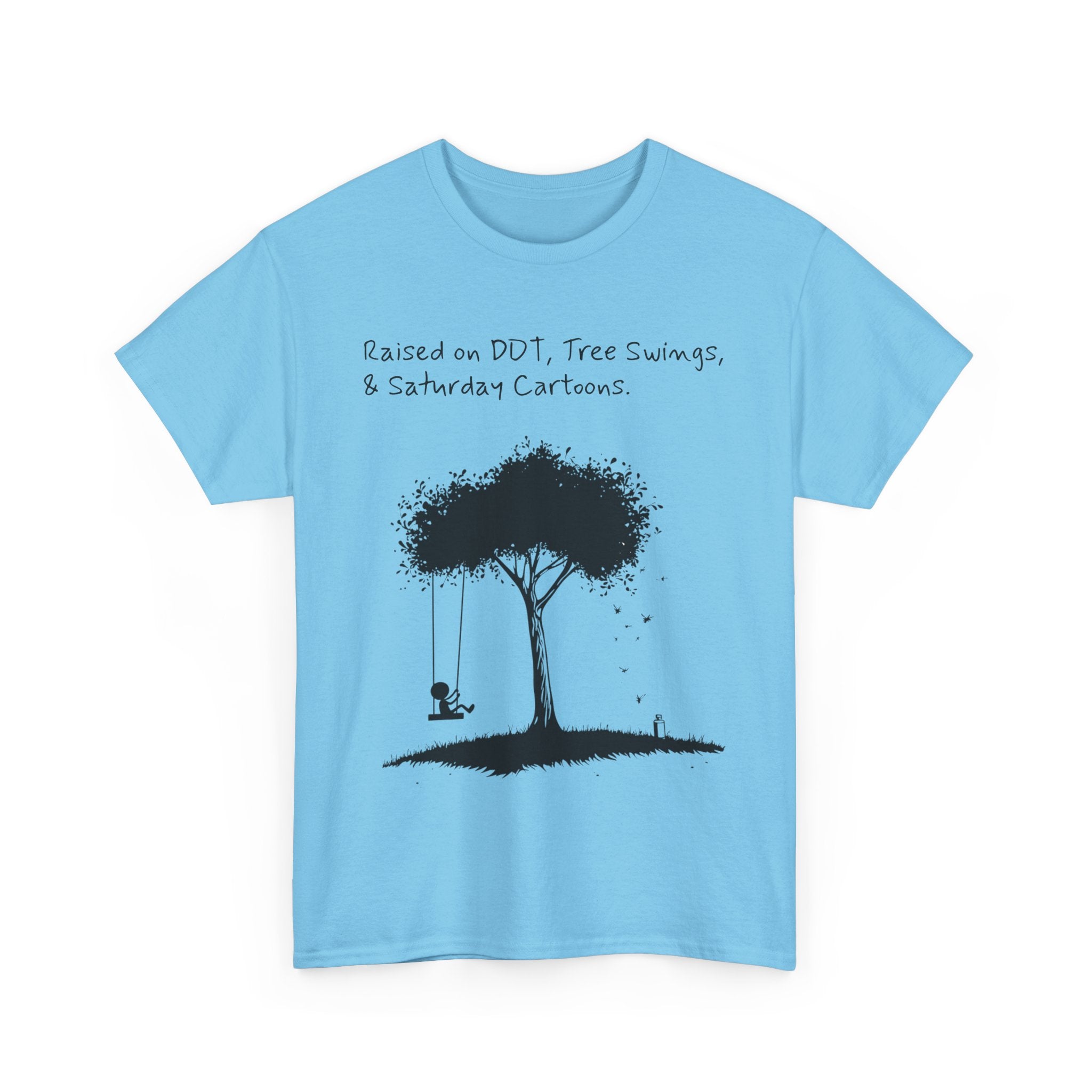 DDT, Tree Swings, & Saturday Cartoons Vintage-Style Tee