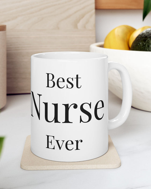 Best Teacher Ever Ceramic Mug — Photo Personalized Gift for Educators (11oz/15oz)