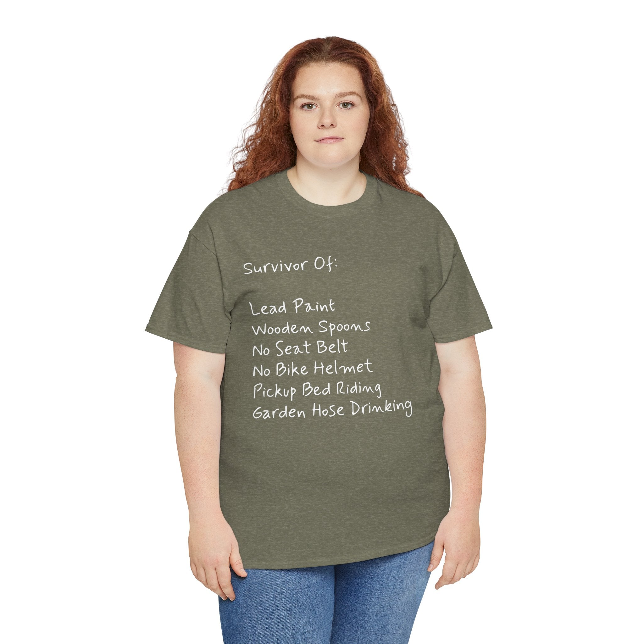 Funny Survivor Awareness Vintage-Style Tee
