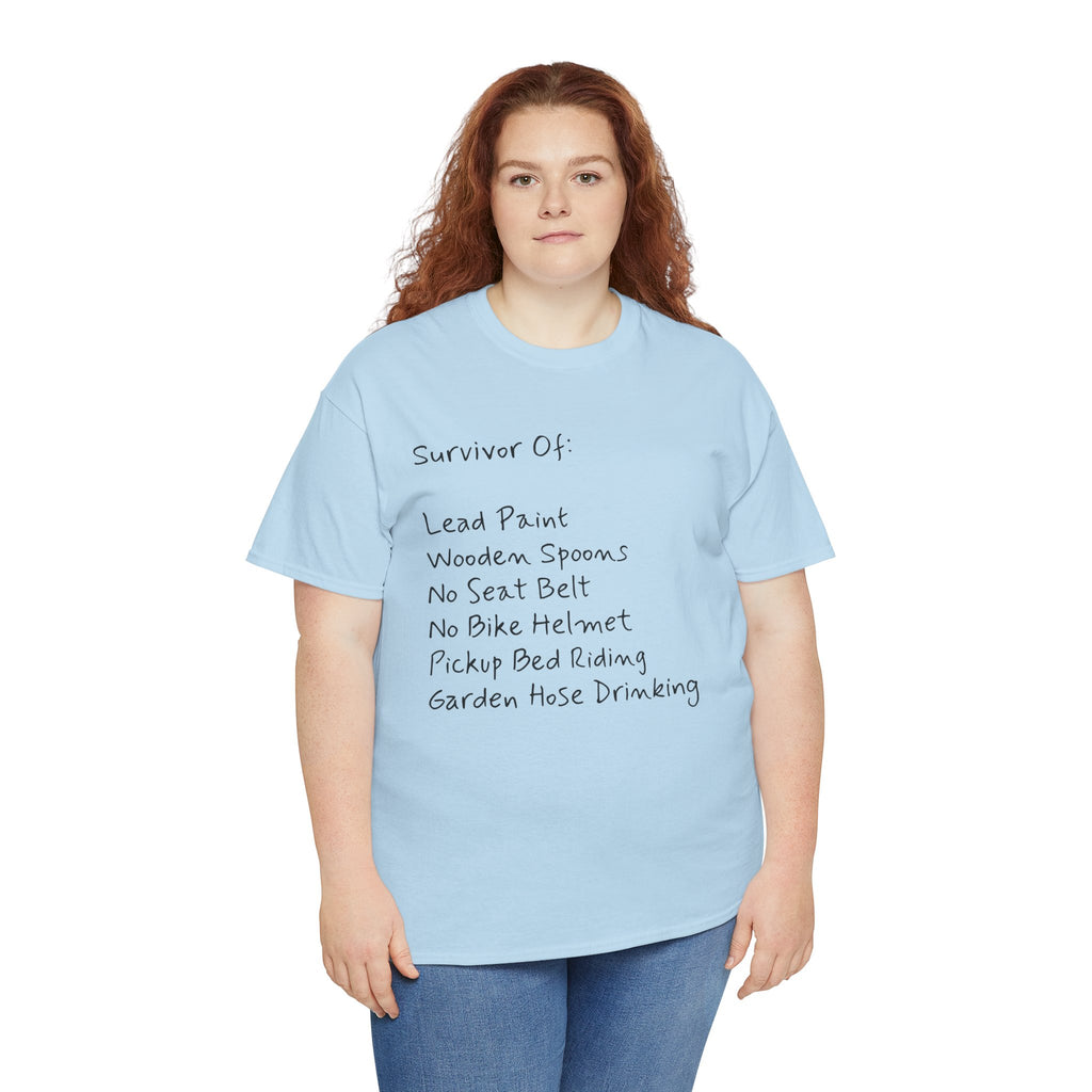 Funny Survivor Awareness Vintage-Style Tee