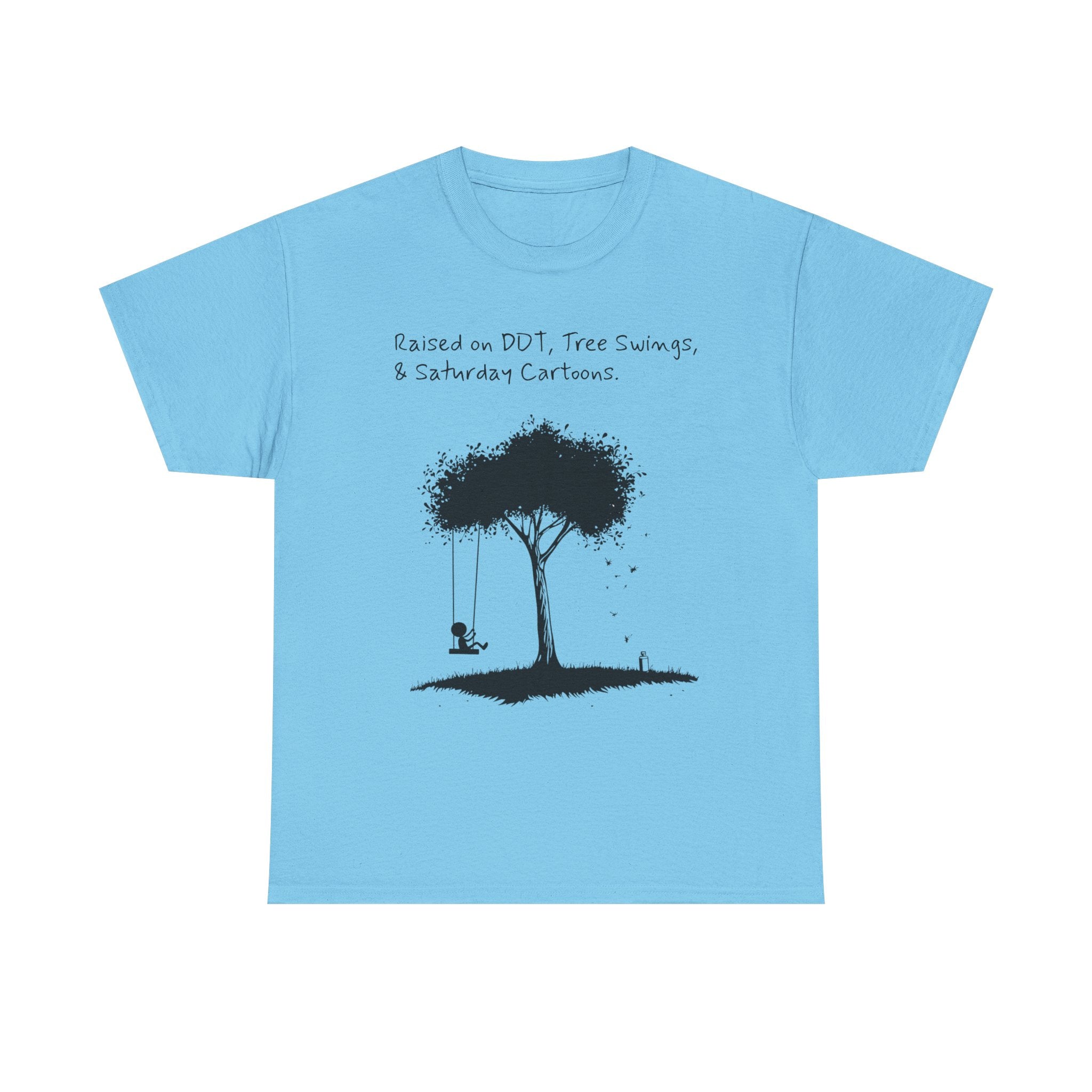 DDT, Tree Swings, & Saturday Cartoons Vintage-Style Tee