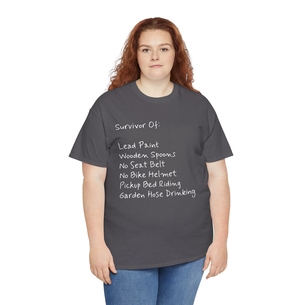 Funny Survivor Awareness Vintage-Style Tee