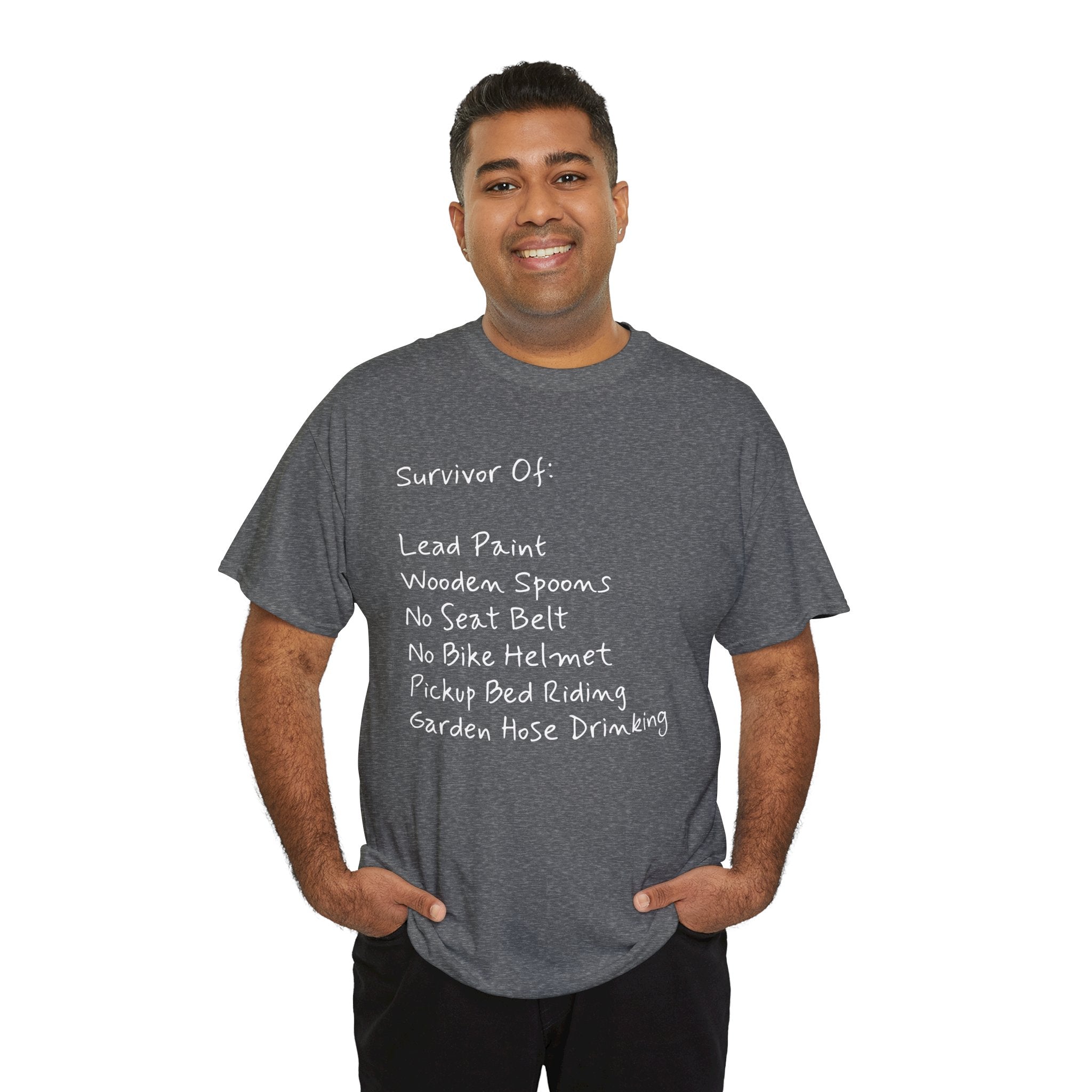 Funny Survivor Awareness Vintage-Style Tee